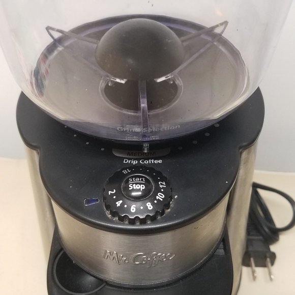 Mr. Coffee Automatic Burr Mill BVMC-BMH23-WM Grinder Electric Stainless & Black - Picture 3 of 12